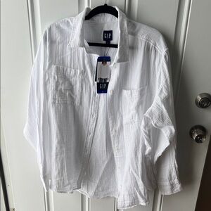 GAP Crisp White Casual Shirt